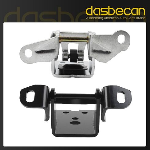 Dasbecan 4Pcs Door Hinge Set Front Upper Lower Left Right Compatible with Ford F150/F250/F350/Bronco/Thunderbird/Granada, Mercury Cougar/Marquis/Zephyr Replaces# 925066 925068 in Saudi Arabia