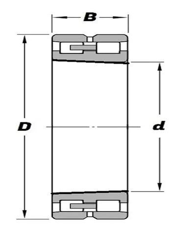1pcs NN3012K 60x95x26mm 3012 Double Row Cylindrical Roller Bearing Machine Tool in Saudi Arabia
