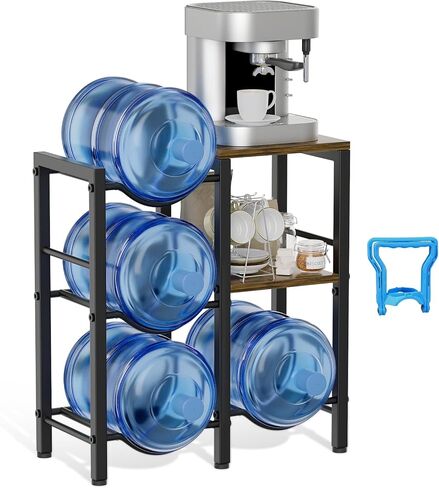 Heavy Duty 5 Gallon Water Jug Holder, Suitable for Homes, Offices, and Garages-Water Storage and Organization, Rust-Proof, Slip-Resistant, and Anti-Drop in Saudi Arabia