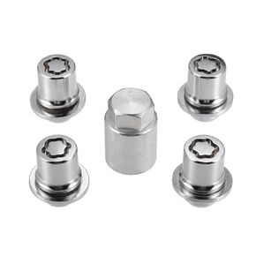 صواميل قفل العجلة لسيارة تويوتا تاكوما أفالون كامري كورولا لسيارة لكزس E-S هي GS/خارجي / M12 × 1.5 صواميل قفل العجلة المسطحة / مضادة للسرقة / مجموعة واحدة باللون الفضي in Kuwait