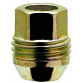 White Knight 2007S-4 زنك ذهبي (حجم سداسي 3/4 بوصة) صامولة ذات نهاية مفتوحة بخيط مزدوج - 4 قطع
