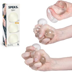 Speks Gump Stress Balls - Silky Soft Memory Gel - Squishy Fidget Toy for Kids and Adults - Cool - Pack of 3