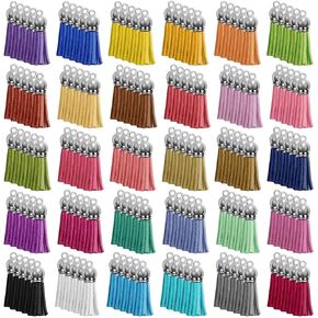 Cridoz 300pcs Tassels for Jewelry Making, Keychain Charms Bulk for Crafts, Resin Keychains, Acrylic Blanks, Bangles Bracelets, Earrings and Jewelry Making