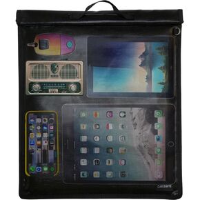 Extra Large Faraday Bag for Laptops 20"x15", Faraday Bags for Tablets, Anti-Hacking Faraday Cage with Handle, RFID Signal Blocker Anti-Theft, Key Fob Protector Water Resistant