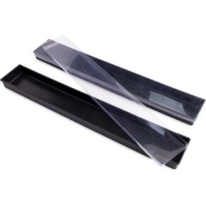 صواني بلاط ما جونغ الأمريكية (البلاط غير متضمن)، قطعتان/مجموعة، صواني بلاستيكية بأغطية، صندوق تخزين ما جونغ، ملحقات ما جونغ in Kuwait