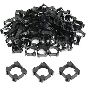 200Pcs 18650 Battery Cell Holder Spacer Radiating Shell Storage Bracket Kit