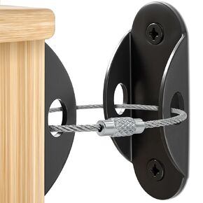 Furniture Anchors (6 Pack), Anti Tip Furniture Anchors Furniture Straps, 400lbs Tension Earthquake Resistant Metal Straps, Furniture Wall Anchor Prevent Baby Pet from Falling Furniture