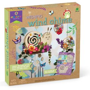 Craft-tastic – Nature Wishing Wind Chime – DIY Craft Outdoor Chime – No Tools Needed – for Ages 5+