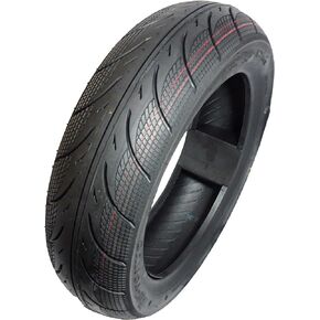 5A01 Set of 2 Scooter Tubeless Tires 90/90-10, 50J, Front/Rear Motorcycle/Moped 10" Rim