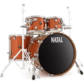 Natal KMA-UF22-OR1 Originals Series Maple US Fusion 22 4-Piece Shell Pack - Orange Sparkle