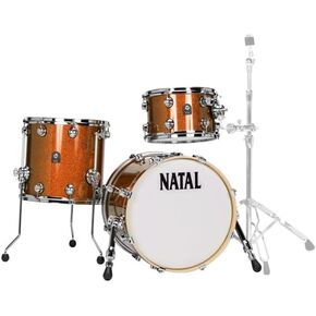 Natal KMA-TJ-CO1 Originals Series Maple Traditional Jazz 3-Piece Shell Pack - Copper Sparkle
