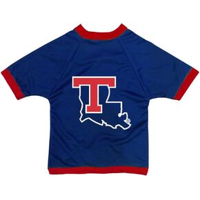 All Star Dogs NCAA Louisiana Tech Bulldogs Athletic Mesh Dog Jersey