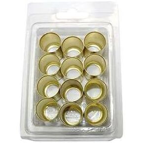 Interstate Pneumatics F7328-12 0.656 Inch Inner diameter x 1.0 Inch brass hose Ferrules 12 per pack