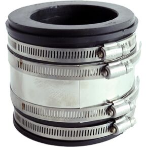Fernco 1056-43RC 4"x 3" Shielded Below Ground Sewer Pipe Coupling for Cast Iron, Plastic or Steel to Cast Iron, Plastic or Steel Plumbing Waste Connections
