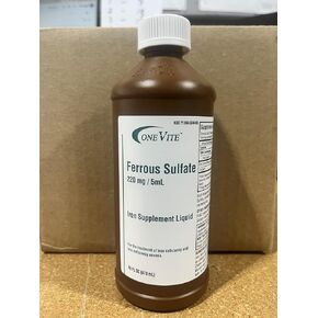Ferrous Sulfate 220mg/5ml | Iron Supplement Liquid