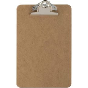 Officemate Recycled Wood Clipboard, 3 Inch Clip, 1 Pack Clipboard, Memo Size (6 x9 Inches), Brown (83103)