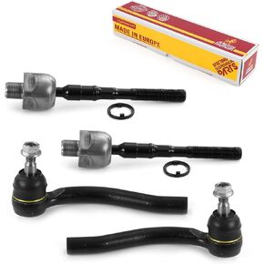 Made in Europe - Metrix Premium 4 PCS Inner and Outer Tie Rod End Kit EV800804, ES800338, ES800337 Fits 2008-2010 INFINITI G37, 2009-2019 Nissan 370Z