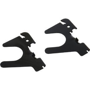 Wall Control Pegboard Slanted U-Hook Pegboard Accessory “U" Shaped Slotted Metal Pegboard Hook for Wall Control Pegboard and Slotted Tool Board – Black