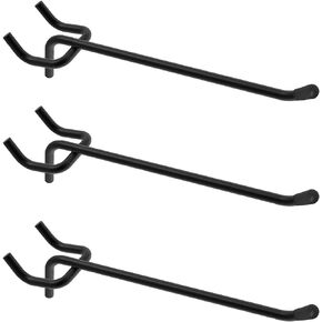 20 Pack Pegboard Hook 6 Inch Organizer Hanging Hooks Peg Board Accessories Tools Holder for 1/4 1/8 Pegboard, Storage or Display
