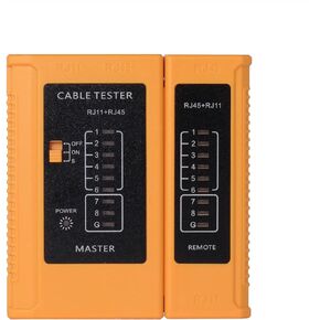 RJ45 RJ11 Cable LAN Tester Networking Tool Cable Tester LAN Cable Tester Network Cable Tester