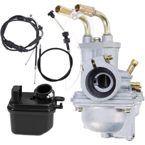 Carburetor Air Filter and Throttle Choke Cable Kit replacement for Yamaha PW50 Y ZINGER