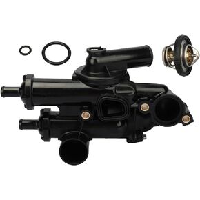 BRTEC 68003582AB Thermostat Housing for 2007-2014 Chrysler 200 Sebring for Dodge Caliber Avenger Journey for 2007-2017 Jeep Compass Patriot
