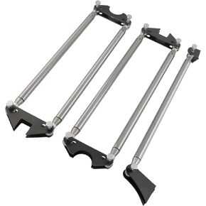 Parallel 4-Link Suspension Kit, Universal Weld-On 24" Steel Bars for Rat Rod Hot Rod Truck Classic Car