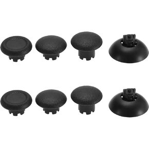 Swappable Thumbsticks Thumb Grip Caps Compatible with PS4 PS5 Compatible with Xbox Series X Controller - Without Controller and Thumbsticks Base