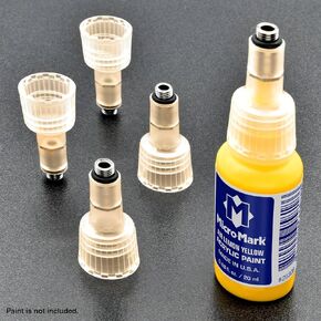 Micro-Mark Airbrush Paint Feed Adapter for Micro-Mark Paints, Pack of 5