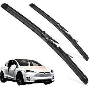 ADP Windshield Wipers Blades 18"+28" Compatible with Tesla Model X,Wiper Blade Kits with Integrated Washing,All-Seasons Durable Stable And Quiet Windshield Wiper Blades(set of 2)