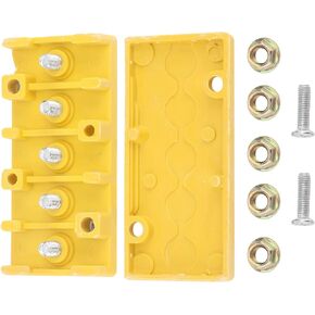 Qiilu E Bike Connection Box Electrical Motor Controller Wire Connection Box 5 Pole Bike Wire Connector Box for E Bike
