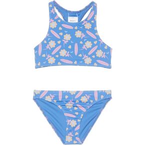Roxy Girls' Lorem Crop Top Swimsuit Set