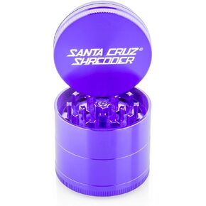 Santa Cruz Shredder Herb and Spice Grinder Made in USA (Large (2.7 Inch), Purple)
