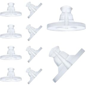 Clear Silicone Earring Back,600Pcs Flower Shaped Earring Backs Clear Earring Safety Backings