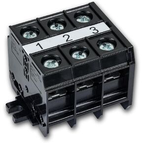 3 مجموعات من الكتل الطرفية 600 فولت 60 أمبير * 2 موضع لوحة تثبيت بصف مزدوج كتل شريط طرفية 20-6 AWG تصميم زنبركي لنطاق الأسلاك للتركيب السريع in Kuwait