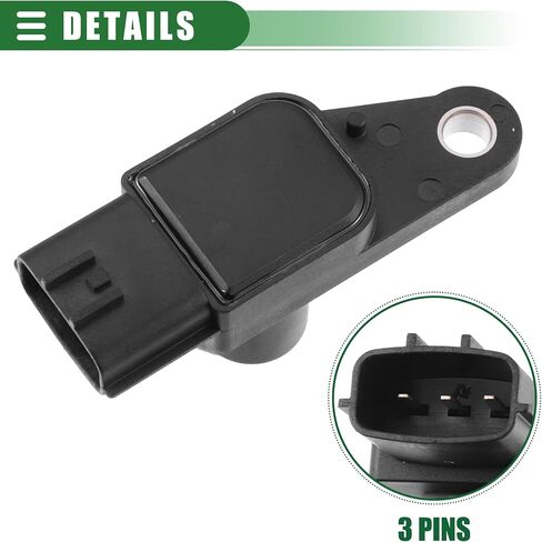 Motoforti Engine Crankshaft Position Sensor, Crank Position Sensor, for Nissan Pathfinder 3.5L 2000-2003, ABS, 2373-4W000, Black in Saudi Arabia