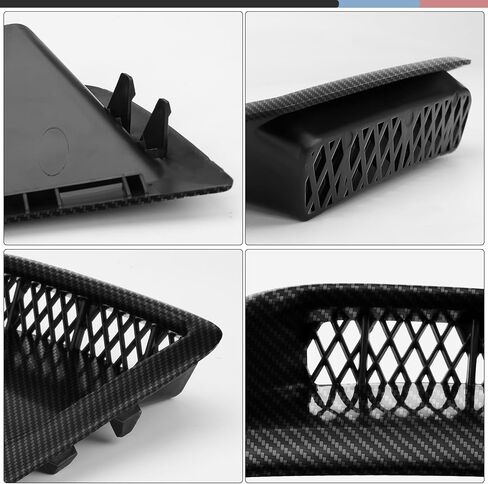 Left + Right Pair Carbon Fiber Bumper Bezel Corner Cover Compatible with Subaru Impreza WRX STi 2008 2009 2010 2011 2012 2013 2014 57739FG010 57739FG020 in Saudi Arabia