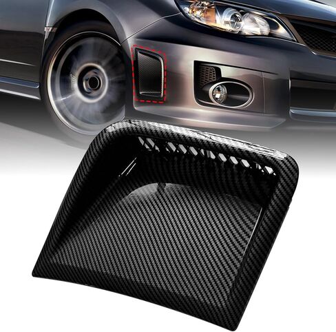 Left + Right Pair Carbon Fiber Bumper Bezel Corner Cover Compatible with Subaru Impreza WRX STi 2008 2009 2010 2011 2012 2013 2014 57739FG010 57739FG020 in Saudi Arabia