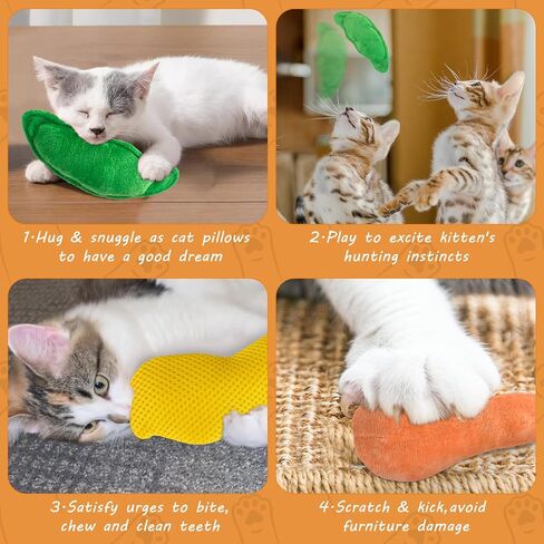 3Pcs Cat Toys Mice Fish Catnip Toys Teething Interactive Catnip Silvervine Animals Toys for Indoor Kittens Cat Chew Toy Kitten Exercise Kicker Toys Cleaning Teeth Cat Gifts Kitty Toy in Saudi Arabia