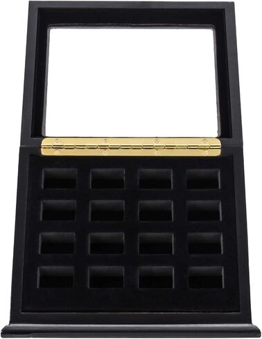 Championship Ring Display Case Sports Ring Storage Box Wooden Black Velvet Lining in Saudi Arabia