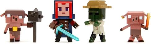 Minecraft Legends 2.5" 4-Pack Die-Cast Figures, Toys for Kids and Adults in Saudi Arabia