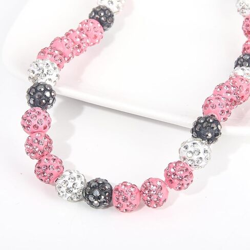 Baseball Necklace - Rhinestone Baseball Necklace - 18+2" Bling Ice Collection Bead Chain Gift for Men Women Boys Girls and Baseball Athlete in Saudi Arabia