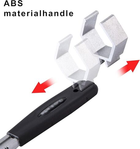 Universal Adjustable Double-Ended Wrench, Universal Pipe Wrench for Valves/Faucets/Connecting Pipes/Shower Heads Hand Tool for Water Pipe Repair & Home Accessories in Saudi Arabia