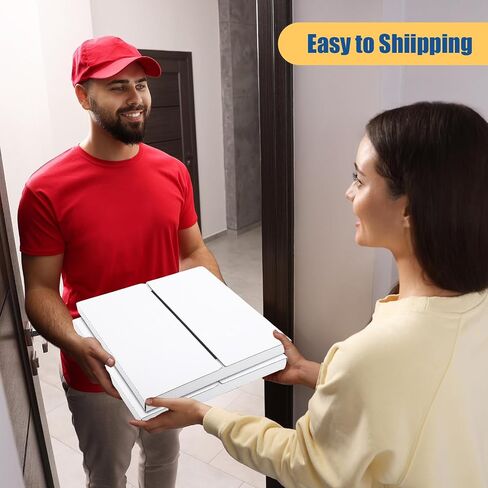 100 حزمة من رسائل تسجيل الفينيل مقاس 12.5 × 12.5 × 1 بوصة، صناديق شحن بيضاء من الفينيل، صندوق بريد من الورق المقوى Lp، صناديق بريد ألبومات بارتفاع قابل للتعديل مع ملصقات هشة لحزمة الأعمال الصغيرة in Saudi Arabia