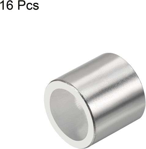 PATIKIL Inline Axle Bearing Spacers, 8 Pack Skates Speed Spacer Hardware Aluminum for 8mm Axle Roller, Silver in Saudi Arabia