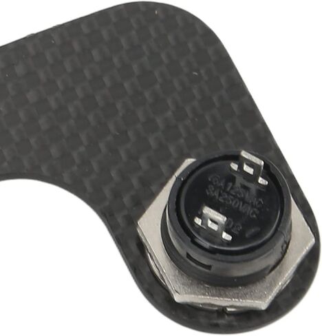 Steering Wheel Horn Button, External Horn Button Kits Carbon Fiber 6 Bolts Steering Wheel Modified Button Universal Replacement for Horns Lights (Yellow) in Saudi Arabia