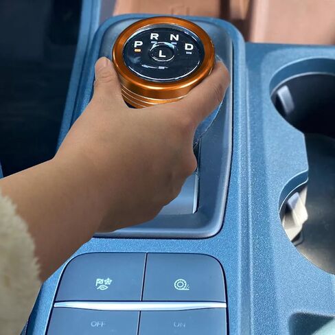 Air Conditioner Knob Cover for Ford Maverick Accessories 2022 2023 2024 Center Console Volume Radio Headlight Knob Trim Gear Shift Switch Ring Engine Start Stop Button Cap (7pcs, Black) in Saudi Arabia