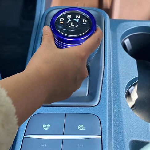 Air Conditioner Knob Cover for Ford Maverick Accessories 2022 2023 2024 Center Console Volume Radio Headlight Knob Trim Gear Shift Switch Ring Engine Start Stop Button Cap (7pcs, Black) in Kuwait