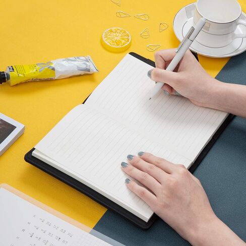 CAGIE Diary with Lock for Women Lockable Secrets Journal, Hot Foil Stamping Embossed Design Cover Black Diary, 224 Pages Thick Refillable Journal with Lock for Adults Kids in Saudi Arabia