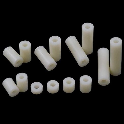 100 قطعة 10 أحجام ABS البلاستيك الفواصل المستديرة مجموعة متنوعة لمسامير M3 OD 7 مللي متر ID 3.2 مللي متر ، الطول 2 مللي متر 4 مللي متر 6 مللي متر 8 مللي متر 10 مللي متر 12 مللي متر 14 مللي متر 16 مللي متر 18 مللي متر 20 مللي متر in Kuwait